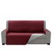 ECOMMERC3 Bankhoes voor 4-zits, 200 x 220 cm, bankeffect, rood, lichtgrijs, eenvoudige installatie