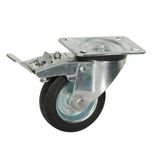 TECHNICAL ITEMU Rem, metaal, grijs, wiel 75496 GN RO F Ø 100 mm 80 mm x 60 mm