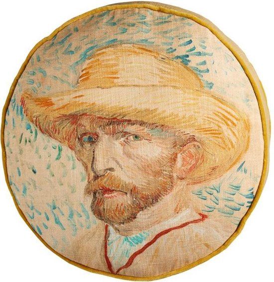 Beddinghouse x Van Gogh Museum Self Portrait Sierkussen - 40 cm - Naturel