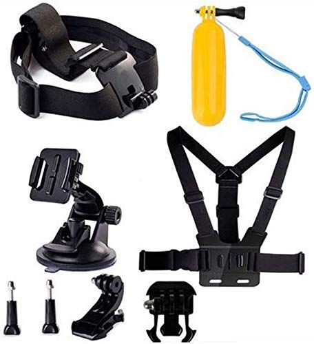Navitech 18-in-1 Actiecamera Accessoires Combokit Met EVA Hoes - compatibel met WOLFANG GA300 Action Camera