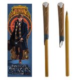 The Noble Collection Fantastic Beasts Newt Scamander toverstaf pen en bladwijzer