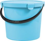 Plast Team Berry Emmer met deksel lichtblauw - 10 L