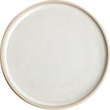 Olympia Canvas platte ronde borden wit 18cm (6 stuks)