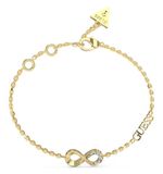 GUESS Armband Endless Dream Infinity Bracelet Yellow Gold