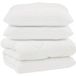 Icecat Duvet avec oreillers 3 pcs blanc microfibre et plumes d'oie