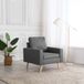 Maison Exclusive Fauteuil, gris clair, rembourré