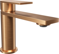 Blaufoss Fenix Coolstart standaard wastafelkraan brushed rosegold