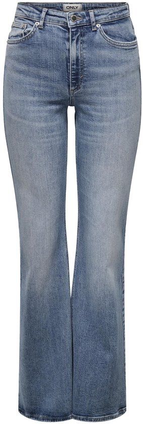 ONLY ONLJUICY High Waist Flared Fit Jeans - Medium Blue Denim - W33 X L32