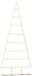 vidaXL Arbre de Noël KUOPIO 210 cm Acier revêtu par poudre Or