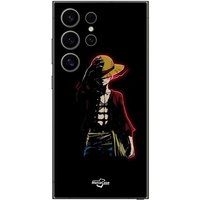 Maniacase Etui Samsung Galaxy S24 ultra one piece manga anime luffy zwarte achtergrond