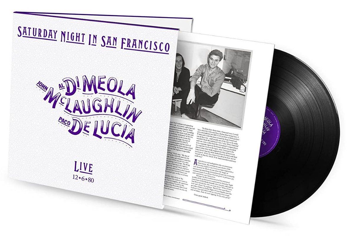 EARMUSIC Al Di Meola, John McLaughlin & Paco DeLucia - Saturday Night In San Francisco