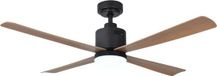 Evolar Smart Plafondventilator met Verlichting en WiFi - Hout - 132 cm