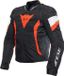 Dainese Avro 5 Tex Jas Zwart Rood Fluo Wit - Maat 62
