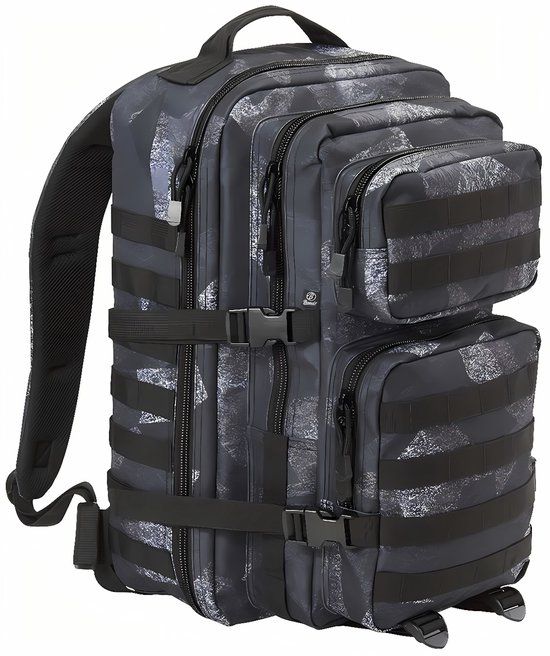 Brandit US Cooper Large Unisex Rugzak - donker camouflage