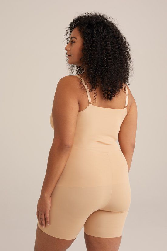 WE Fashion Dames shapewear short - Light brown - XXL