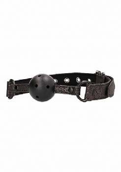 Shots Media Ouch! Elegance - Elegant Ball Gag - Titanium Grey