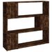 VidaXL Boekenkast/kamerscherm 100x24x94 cm gerookt eikenkleurig