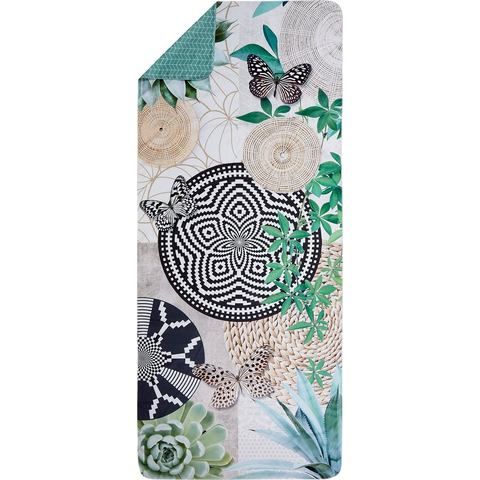 Hip Reishanddoek Skylar met cactussen gedessineerd - Beige - 1 stuk