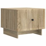 vidaXL Salontafel Sonoma Eiken 49 x 50 x 40 cm Bewerkt hout