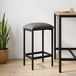 Maison Exclusive - Tabouret de bar, gris clair, 40 x 32 x 64 cm, fibre de bois