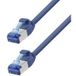 LogiLink CP5106S RJ45 Patchkabel CAT 6a S/FTP 15,00 m Blau Flammwidrig, Halogenfrei 1 St.