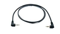 System-S Audio jack kabel 100 cm 3,5 mm 3-polige stekker naar stekker hoek AUX adapter