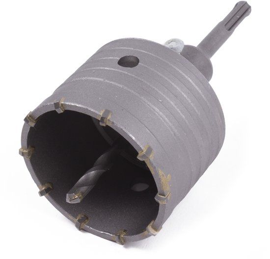 HOFFTECH Gatenzaag 80mm elektra inbouwdoos SDS+ boor zaag voor steen