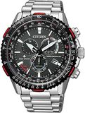 Citizen Radio Controlled Horloge - Citizen heren horloge - Zwart - diameter 47 mm - roestvrij staal