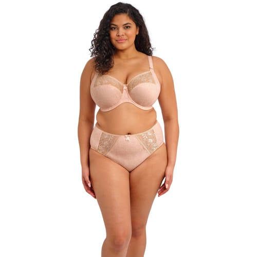 Elomi Morgan Underwire Banded Stretch Lace Bra beha met hoge dekking, getint voor dames, Roze