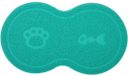 Bol tapis pour litière pour chat en forme de 8, paillasson, 45,7 x 25,4 cm