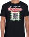Bellatio Decorations Bellatio Christmas sweaters Kerst QR code kerstshirt All I want: Punch you in the face heren zwart M