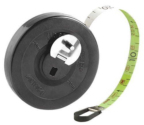 Metrica Metrica 40017 Meetlint Dubbele Schaal met Plastic Geval 20 m