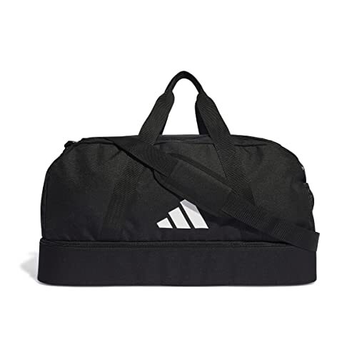 Adidas Unisex Duffel Tiro L van M BC, zwart/wit, HS9742, maat NS, Zwart/Wit, NS, Sports