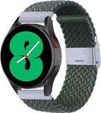 By Qubix Qubix Braided Nylon Watch Strap for Huawei Watch GT 4 / GT 5 (41mm) & GT 5 Pro (42mm) - Dark Green