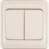 PEHA St inbouw schakelaar creme wissel/wissel