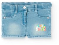 Boboli Denim Knit Short Blue 7 Years Girl