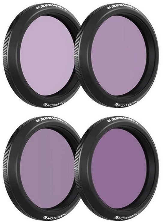 Freewell Osmo Action 5 Pro Filters - Bright Day - 4 Pack