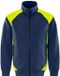 Fristads Sweatshirtjas 7248 g/m² Navy/High Vis Yellow 3XL