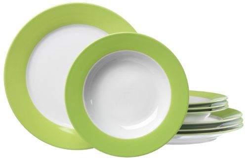RITZENHOFF & BREKER Doppio Tafelservies - 8-delig - Groen