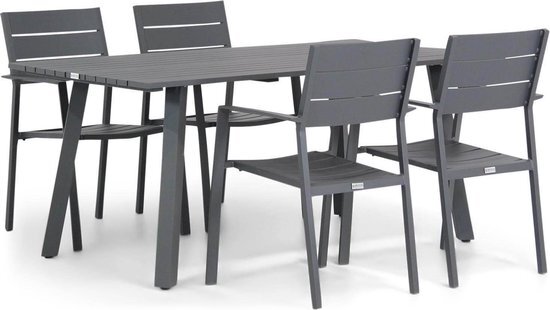 Lifestyle Garden Furniture Stella/Villagio 170 cm dining tuinset 5-delig