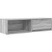 Sonoma Gris meuble TV 100x31x25,5 cm bois d'ingénierie