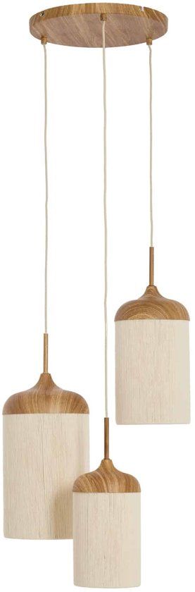 Light & Living Hanglamp Danialo - Bruin - Ø35x32cm