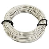 cyclingcolors Elektrische kabel koperdraad auto motorfiets 1mm² wit 5 meter