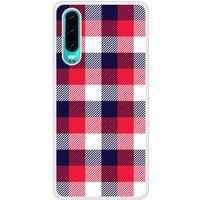 Panda Bedrukt siliconen hoesje compatibel met P30 Tartan Tricolor