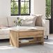 vidaXL Salontafel Artisan Eiken 80 x 50,5 x 41,5 cm