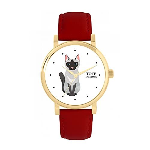 Toff London Siamese kattenhorloge - 5059656641773