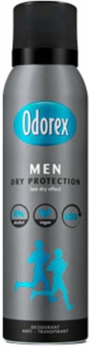 Odorex Deodorant Spray For Men - Dry Protection - Voordeelverpakking 6 x 150 ml