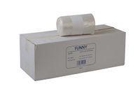Funny Vuilniszakken van HDPE, transparant, opgerold, 120 liter, type 20, 1 x 500 stuks