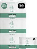 NAÏF Plasticvrije Water Billendoekjes - 24 stuks