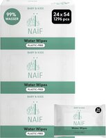 NAÏF Plasticvrije Water Billendoekjes - 24 stuks